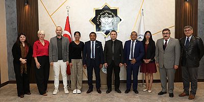 Rektör Türkdoğan'ın konukları Madagaskar'dan