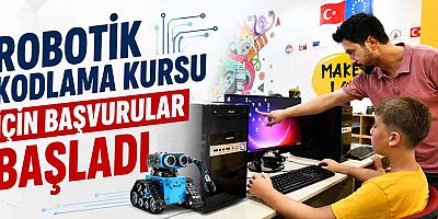 Robotik kodlama kursu için başvurular başladı