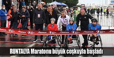 RUNTALYA Maratonu büyük coşkuyla başladı