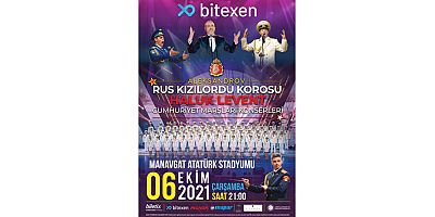 Rus Aleksandrov Kızıl Ordu Korosu ve Haluk Levent, Manavgat’ın Yaralarını Sarmak için Sahnede!