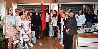 Yabancı acentecilerden Başkan Topaloğlu’na ziyaret