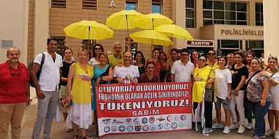 SABİM üyesi hekimler iş bıraktı