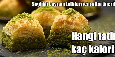 Sağlıklı bayram tatlıları için altın öneriler