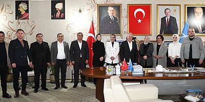 Sakaltış, Başkan Şahin'i ziyaret etti