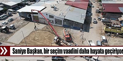 Saniye Başkan, bir seçim vaadini daha hayata geçiriyor