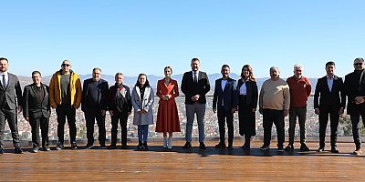 Saniye Başkan Gazetecileri Ağırladı