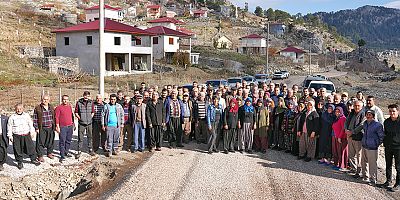 Sapadere yaylası sakinlerinin yıllardır beklediği yol asfaltla buluştu