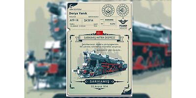 Sarıkamış kahramanları anısına sanal Sarıkamış Hatıra Ekspresi