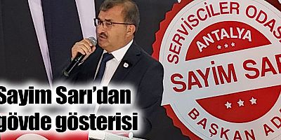 Sayim Sarı Antalya Servisçiler Odası Başkan adaylığını açıkladı
