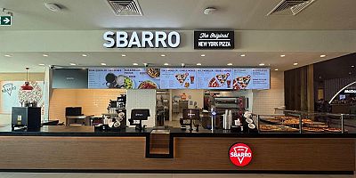 Sbarro®, Antalya Havaalanı Dış Hatlar Terminali'nde hizmete açıldı