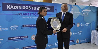 Securitas Antalya'ya Kadın İstihdamı Ödülü