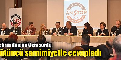 Şehrin dinamikleri sordu, Tütüncü samimiyetle cevapladı