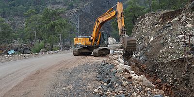 Selden zarar gören Çitdibi ve Yarbaşçandır yolu onarıldı