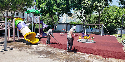 Serik Belediyesi'nden parklarda yenilik hamlesi