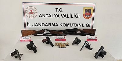 Serik İlçesinde Ruhsatsız Silah Operasyonu