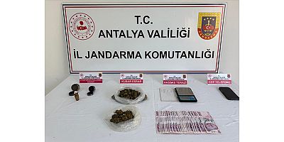 Serik ilçesinde uyuşturucu operasyonu