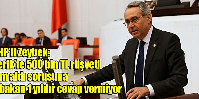Serik'te 500 bin TL rüşveti kim aldı sorusuna 3 bakan 1 yıldır cevap vermiyor
