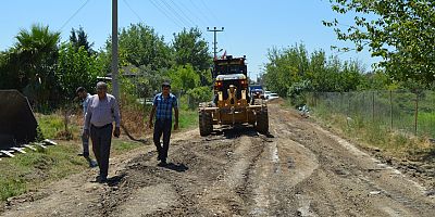 Serik Yanköy-Büğüş grup yolu yenileniyor