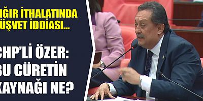 Sığır ithalatında rüşvet iddiası