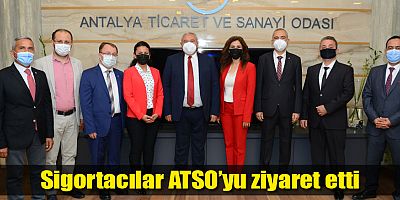 Sigortacılar ATSO’yu ziyaret etti