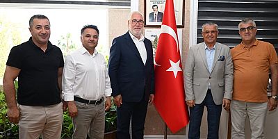 Simena Comfort Hotel’den Başkan Topaloğlu’na ziyaret 