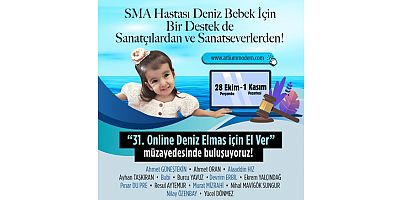 SMA Hastası Deniz Bebek İçin Bir Destek de Sanatseverlerden!
