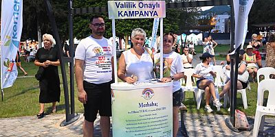 SMA hastası Eflinsu için Kemer'de etkinlik düzenlendi