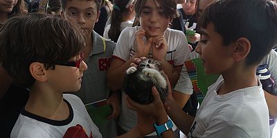 Sokak Hayvanları Bakımevi’ne öğrencilerden ziyaret
