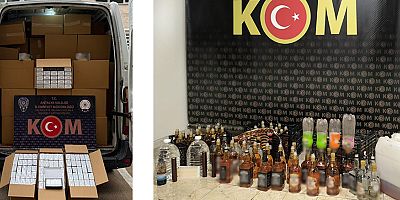 Son bir haftada 10 milyon 492 bin 880 adet kaçak makaron ele geçirildi