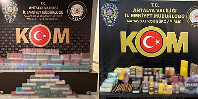 Son bir haftada 40 bin 040 adet kaçak makaron ele geçirildi