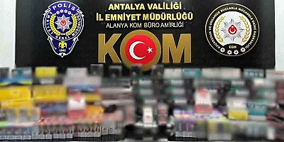 Son bir haftada 414 bin 419 adet kaçak makaron ele geçirildi