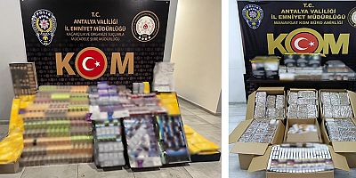 Son bir haftada 77 bin 200 kaçak makaron ele geçirildi