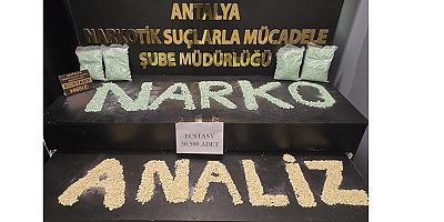 Son bir haftada 9 kilo 922 gram esrar ele geçirildi
