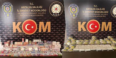 Son bir haftada bin 298 paket kaçak sigara ele geçirildi