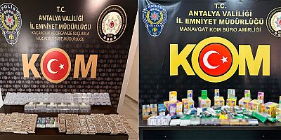 Son bir haftada kaçak 36 bin 740 adet makaron ele geçirildi