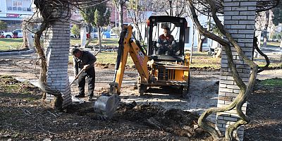 Soner Toros Basın Parkı yenileniyor