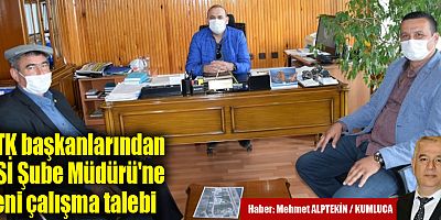 STK başkanlarından DSİ Şube Müdürü'ne yeni çalışma talebi