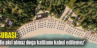 Subaşı; “Bu akıl almaz doğa katliamı kabul edilemez”