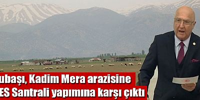 “Meraya GES yapılmak isteniyor! Akla ziyan!”