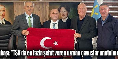 Subaşı: “TSK’da En Fazla Şehit Veren Uzman Çavuşlar Unutulmuş”