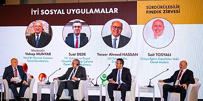 Sürdürülebilir Fındık Zirvesi’nde iyi tarım ve iyi sosyal uygulama örnekleri paylaşıldı