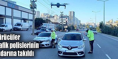 Sürücüler trafik polislerinin radarına takıldı