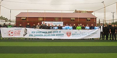 T.C. Kumluca Belediyesi 27. Geleneksel Halı Saha Futbol Turnuvası başladı