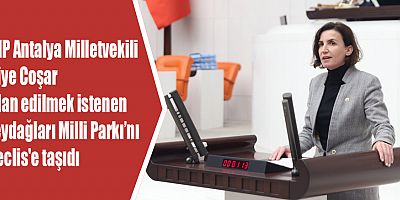 Talan edilmek istenen Beydağları Milli Parkı Meclis'te