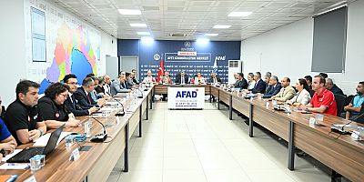 TAMP-Antalya İl Afet Müdahale Planı toplantısı yapıldı