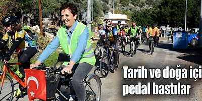 Tarih ve doğa için pedal bastılar