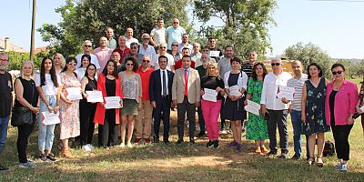 Tarım muhabirleri sertifikalarını aldı