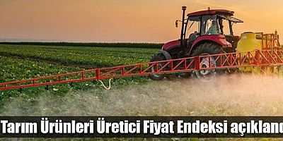 Tarım Ürünleri Üretici Fiyat Endeksi açıklandı