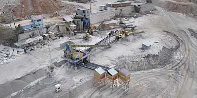 Taş Kırma ve Eleme Tesisinin üretim kapasitesi 450 tona çıkarıldı