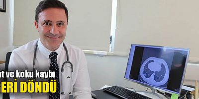 Tat ve koku kaybı geri döndü!